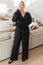 Load image into Gallery viewer, Night Out Plisse Jumpsuit