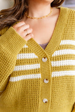 Load image into Gallery viewer, On Top of the World Striped Cardigan