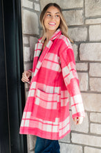 Load image into Gallery viewer, Passion in Plaid Coat in Pink