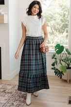 Load image into Gallery viewer, Plaid Perfection Maxi Skirt