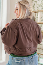 Load image into Gallery viewer, She&#39;s Got Game Cropped Jacket in Brown