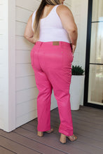 Load image into Gallery viewer, Tanya Control Top Faux Leather Pants in Hot Pink