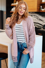 Load image into Gallery viewer, The Way It Was Cardigan in Mauve