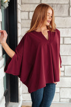 Load image into Gallery viewer, Universal Philosophy Blouse in Wine