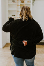 Load image into Gallery viewer, Warm-Hearted Chenille Shacket In Black