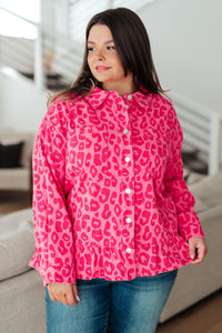 Wild At Heart Animal Print Button Down