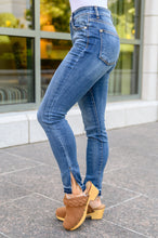 Load image into Gallery viewer, Winona Released Hem Side Slit Skinnies